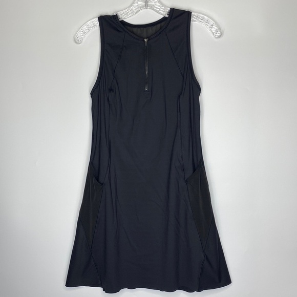Athleta Black Ace Tennis Dress Size Medium - Picture 1 of 9
